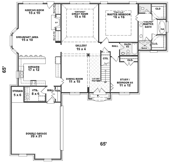 main floor house blueprint