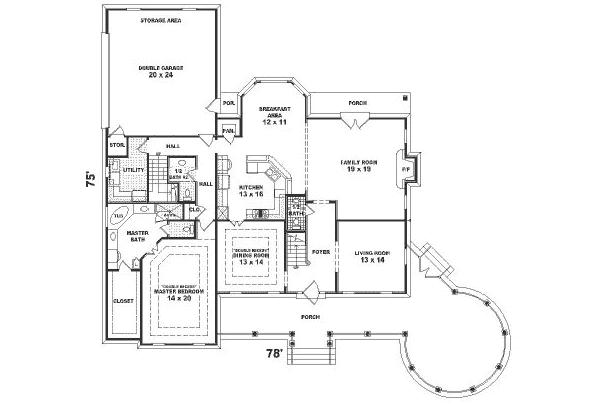 main floor house blueprint