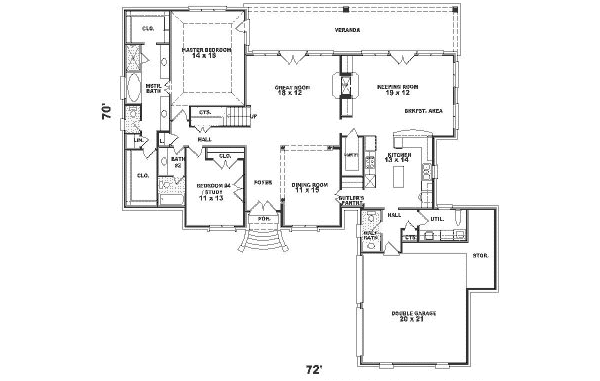 main floor house blueprint