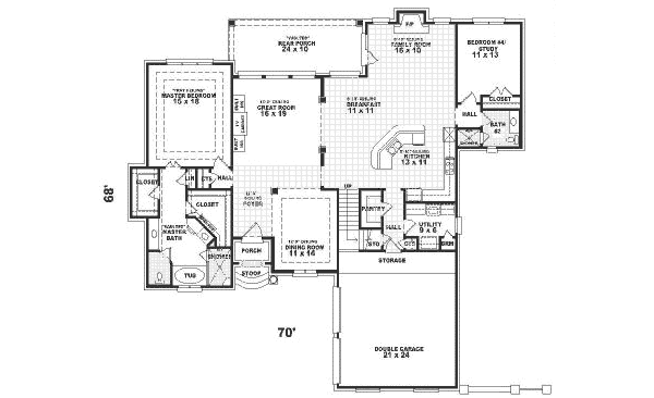 main floor house blueprint