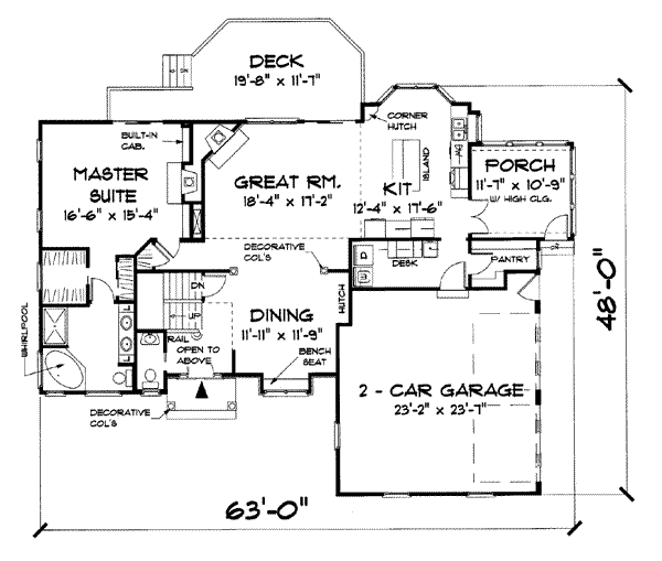 main floor house blueprint