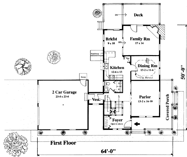 main floor house blueprint