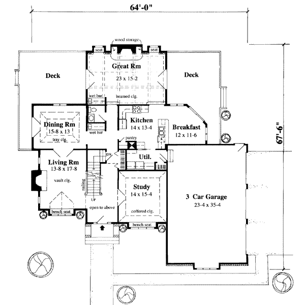 main floor house blueprint