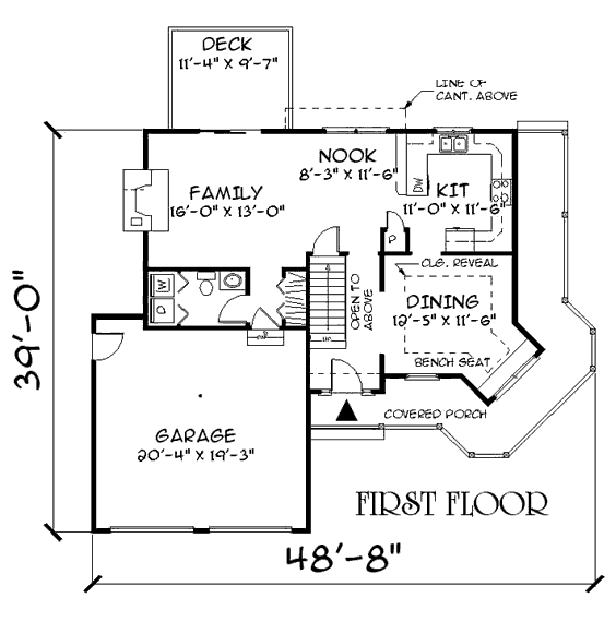 main floor house blueprint