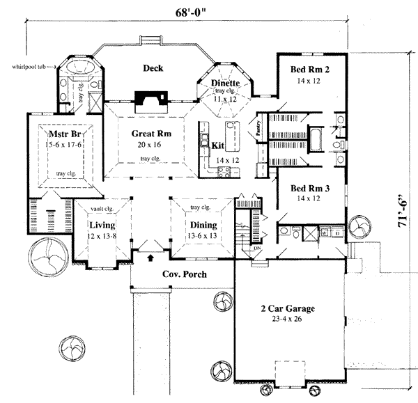 main floor house blueprint