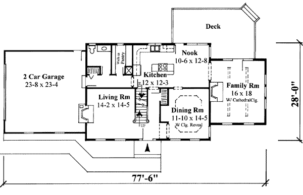main floor house blueprint
