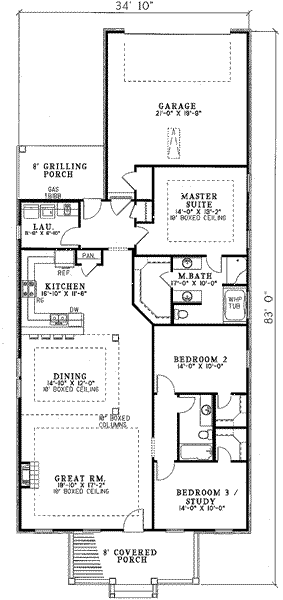main floor house blueprint