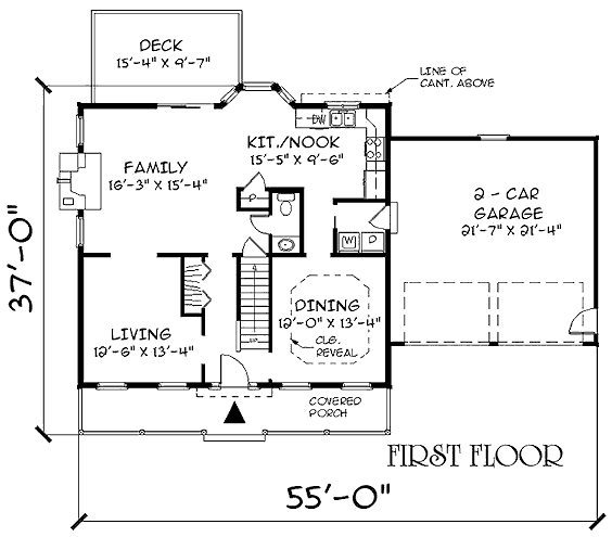 main floor house blueprint