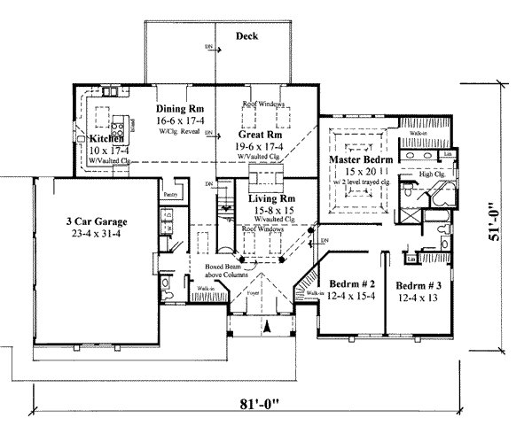 main floor house blueprint