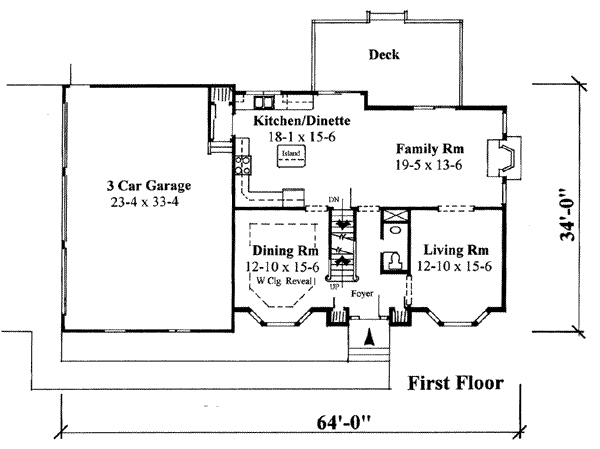 main floor house blueprint