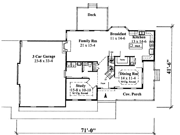 main floor house blueprint