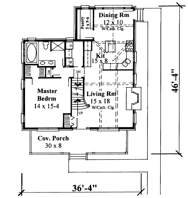 main floor house blueprint