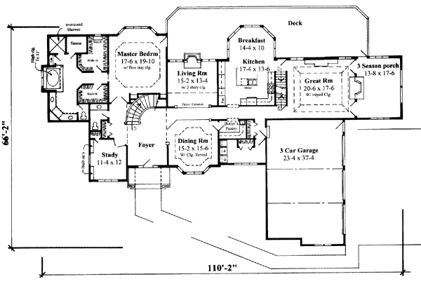 main floor house blueprint