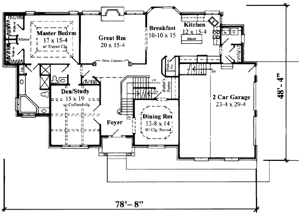 main floor house blueprint