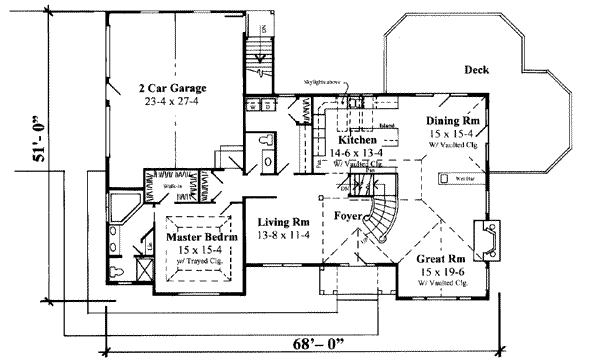 main floor house blueprint