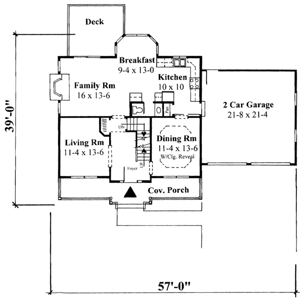 main floor house blueprint