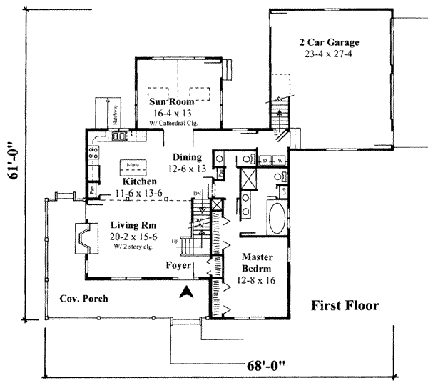 main floor house blueprint