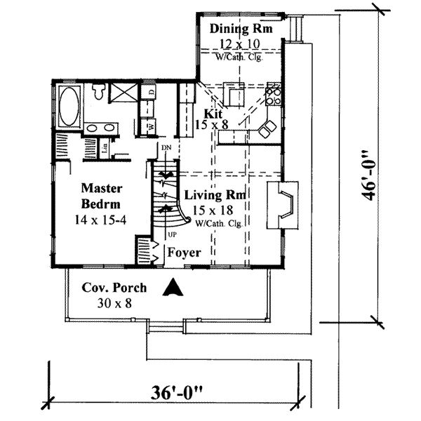 main floor house blueprint
