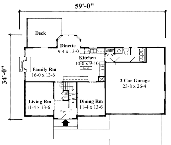 main floor house blueprint