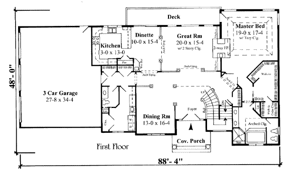 main floor house blueprint