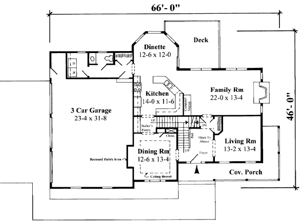 main floor house blueprint