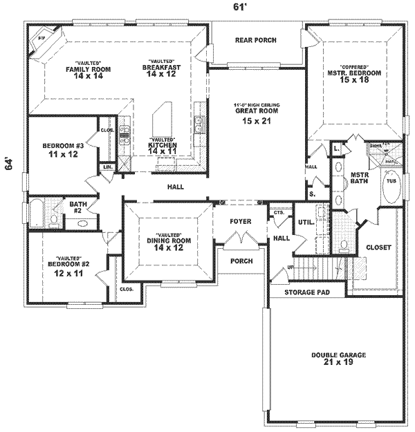 main floor house blueprint