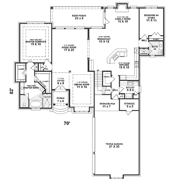 main floor house blueprint