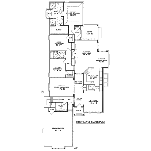 main floor house blueprint