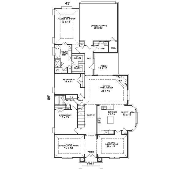 main floor house blueprint