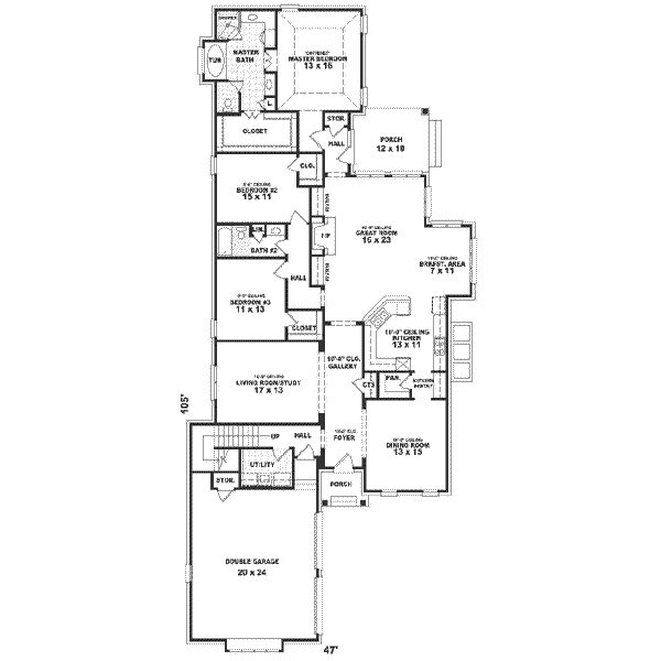 main floor house blueprint