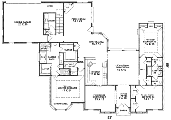 main floor house blueprint