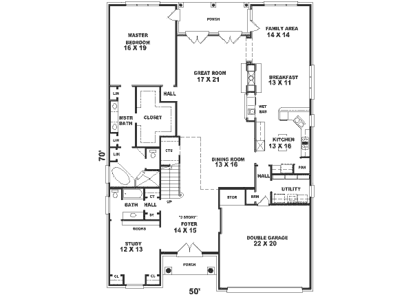 main floor house blueprint
