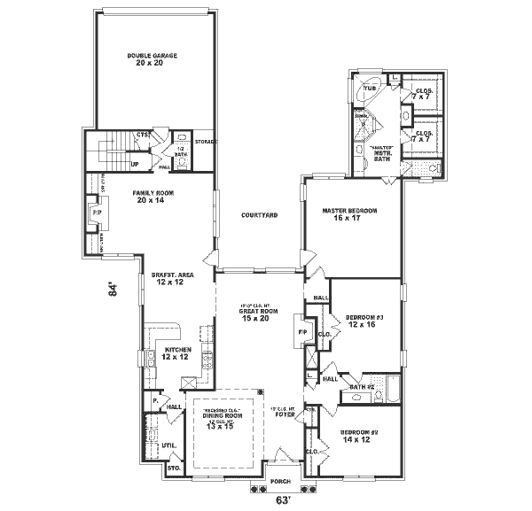 main floor house blueprint
