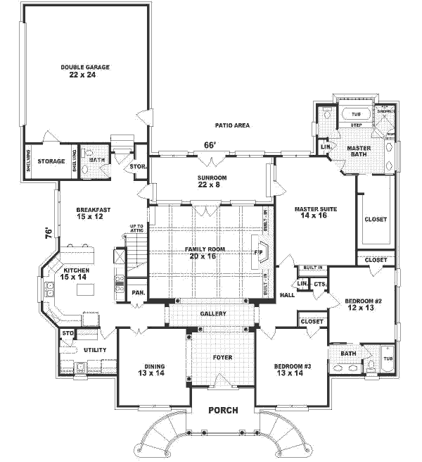 main floor house blueprint