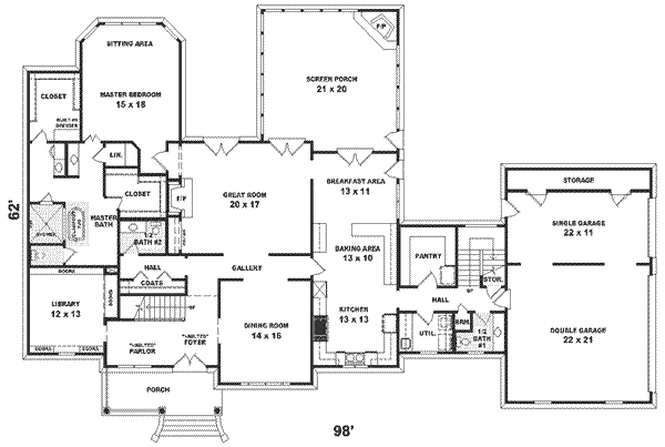 main floor house blueprint