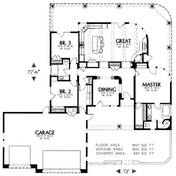 main floor house blueprint