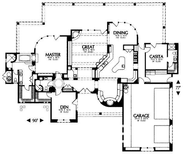 main floor house blueprint