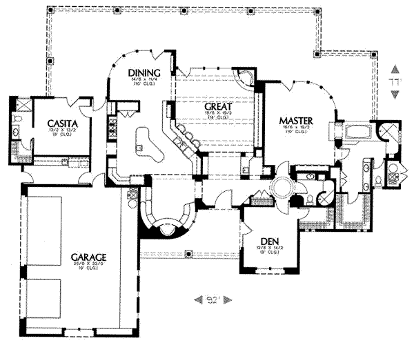 main floor house blueprint