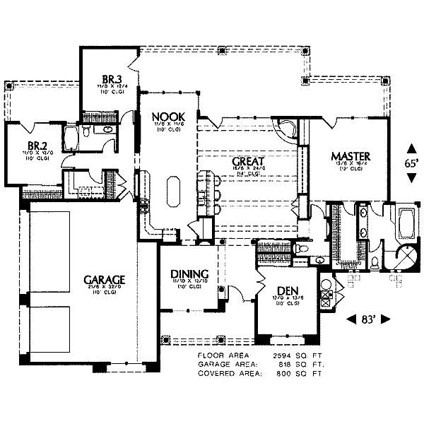 main floor house blueprint