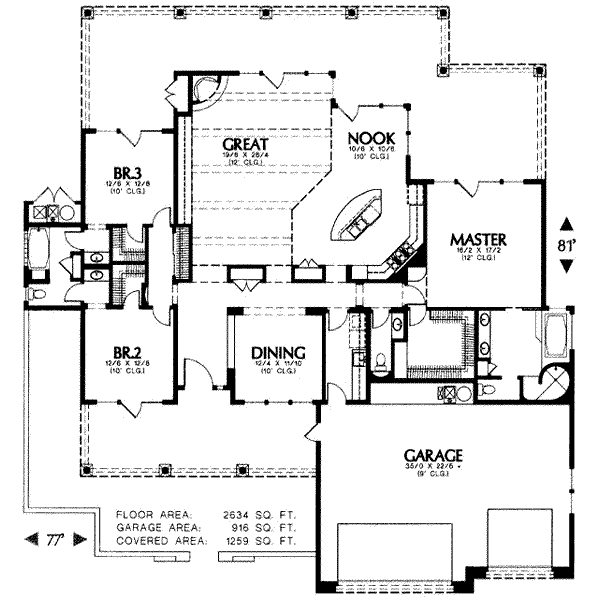 main floor house blueprint