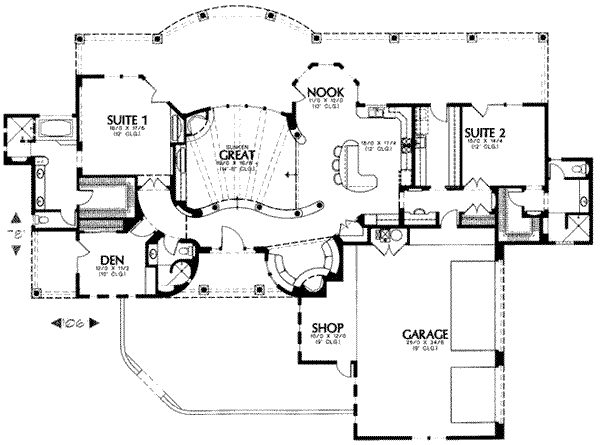 main floor house blueprint