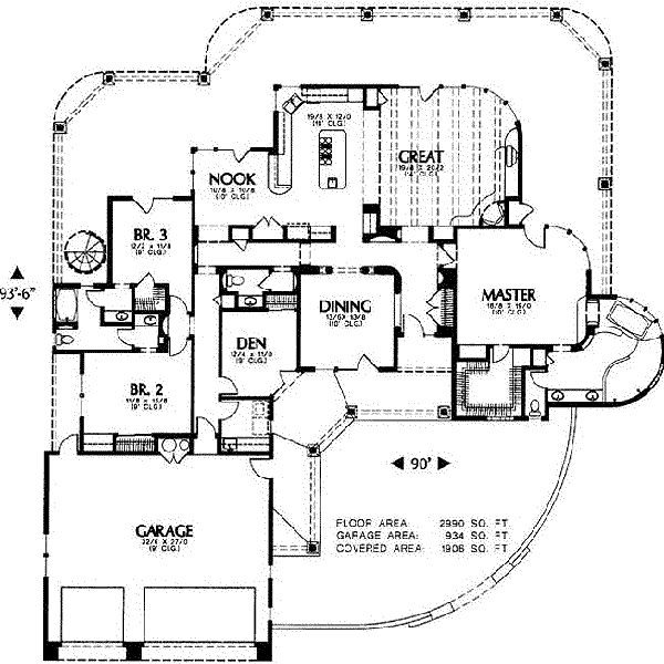 main floor house blueprint