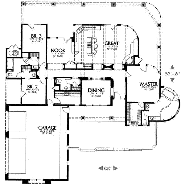 main floor house blueprint
