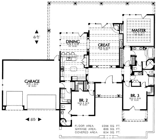 main floor house blueprint