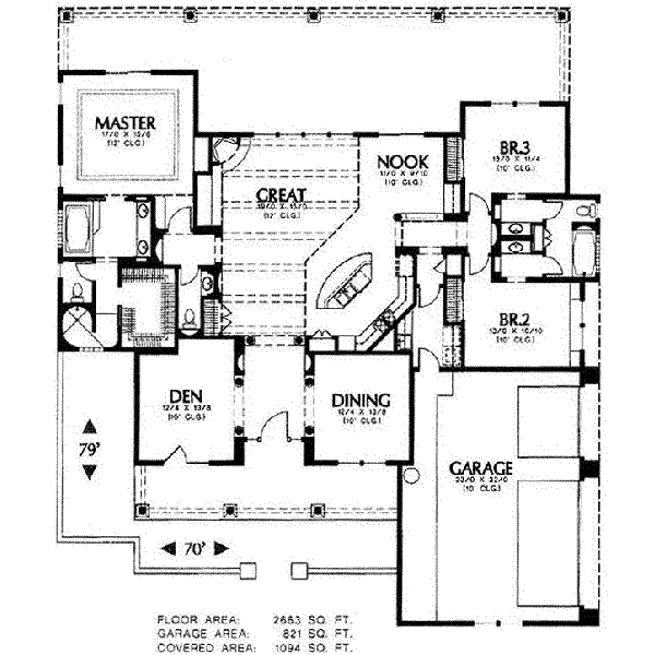 main floor house blueprint