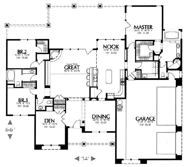 main floor house blueprint