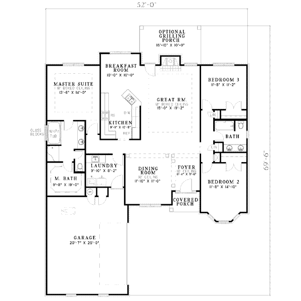 main floor house blueprint