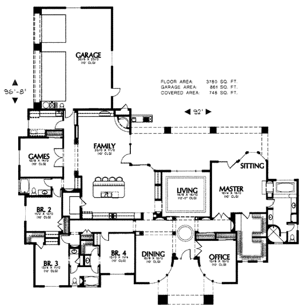 main floor house blueprint