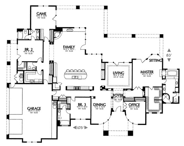 main floor house blueprint