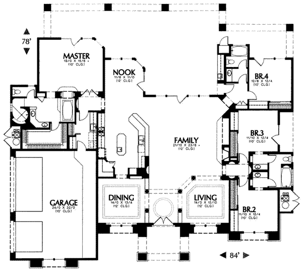main floor house blueprint